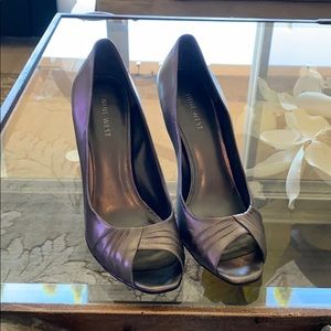 Pewter Open toe Shoes